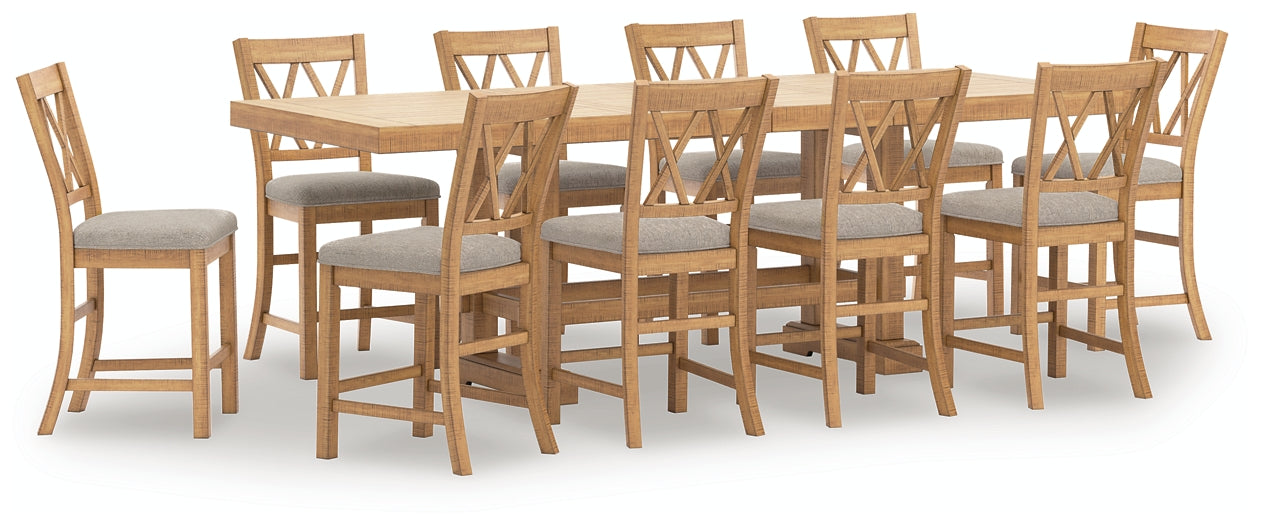 Havonplane 11-Pc Counter Height Dining Set