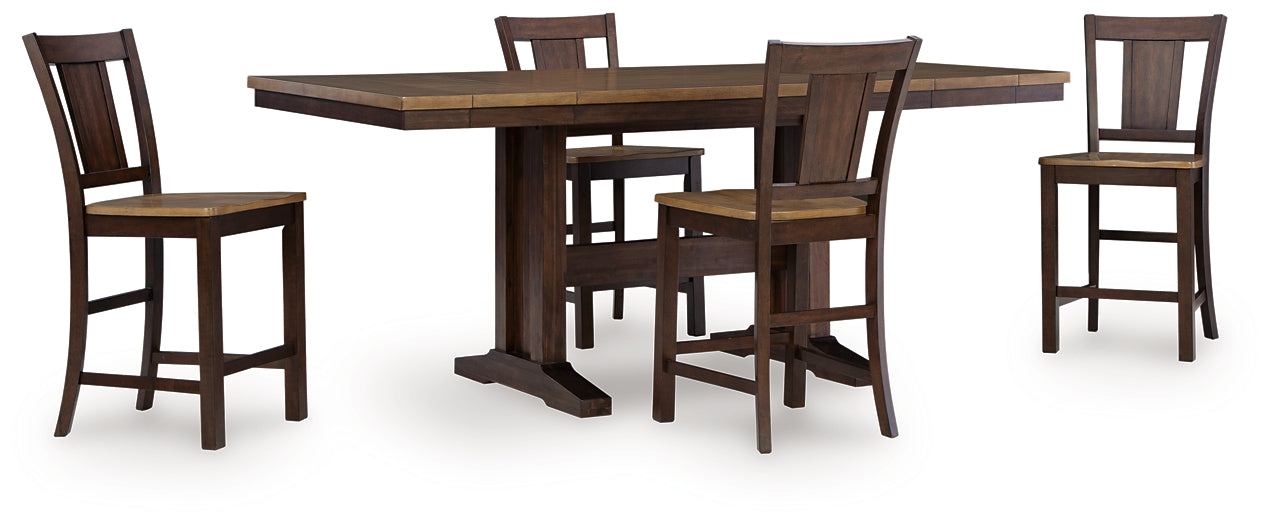 Rylandeen 5-Pc Counter Height Dining Set