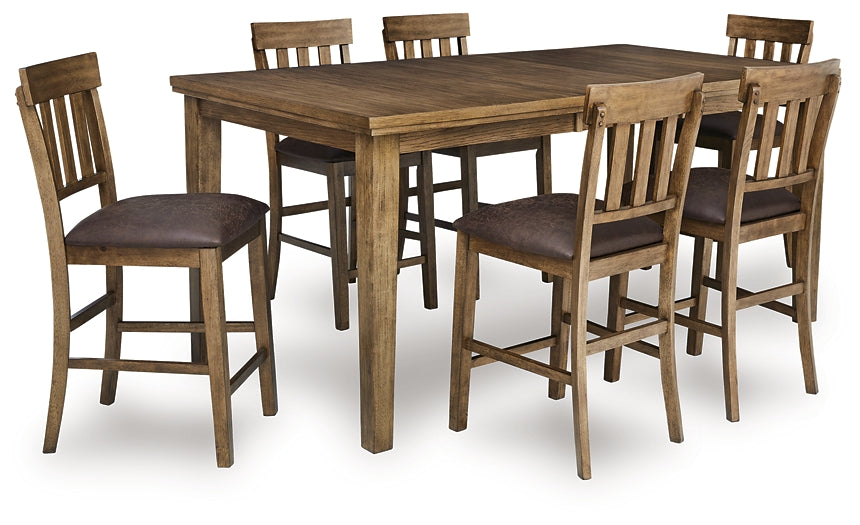 Urbinforte 7-Pc Counter Height Dining Set