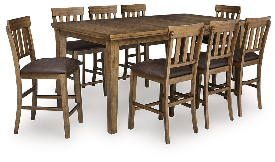 Urbinforte 9-Pc Counter Height Dining Set