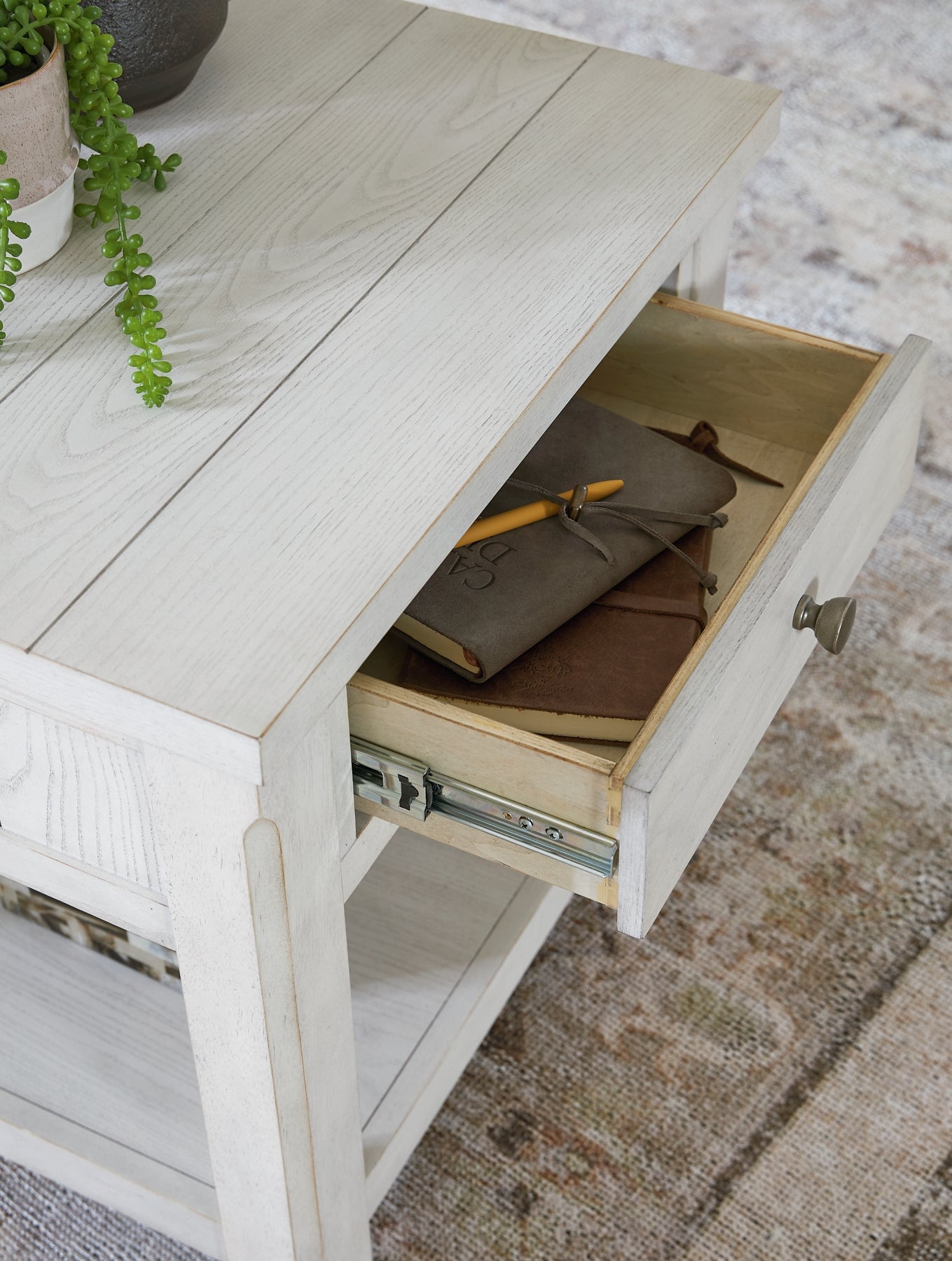 Robbinsdale End Table - Antique White
