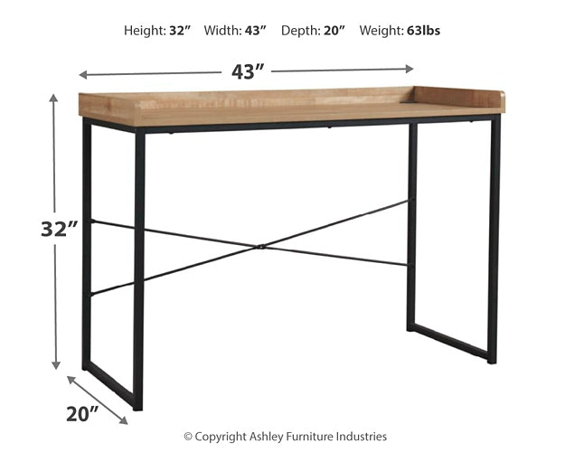 Gerdanet Home Office Desk with Chair