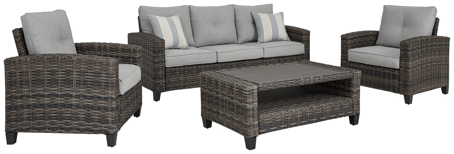 Cloverbrooke Sofa/Chairs/Table Set (4/CN)