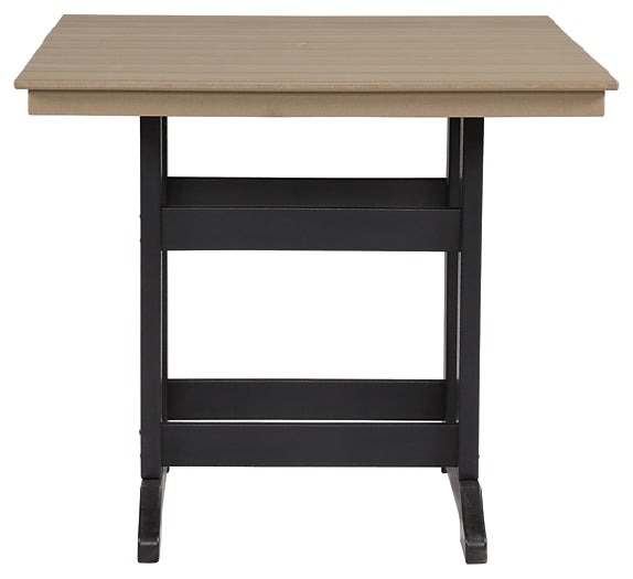 Fairen Trail Square Counter TBL w/UMB OPT