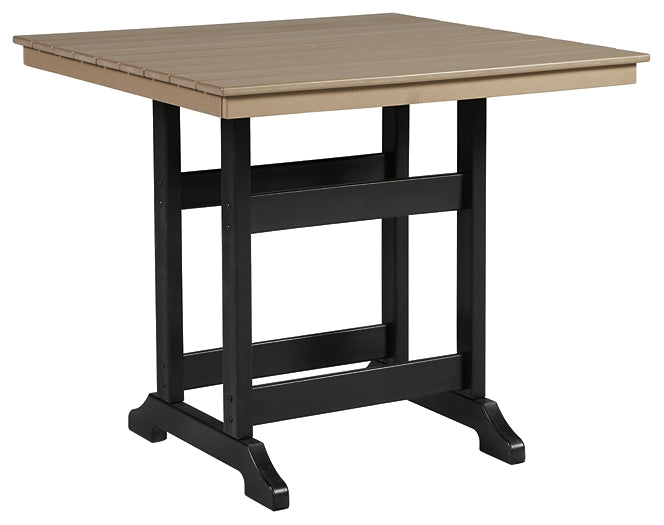 Fairen Trail Square Counter TBL w/UMB OPT