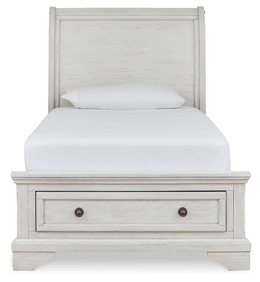 Robbinsdale King Sleigh Bed With Storage