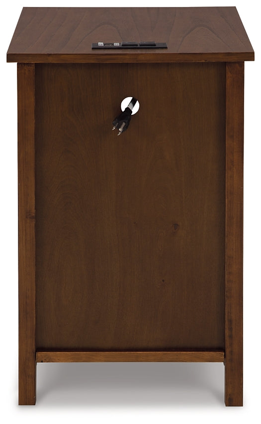 Treytown Chairside End Table - Brown