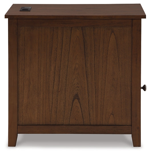 Treytown Chairside End Table - Brown