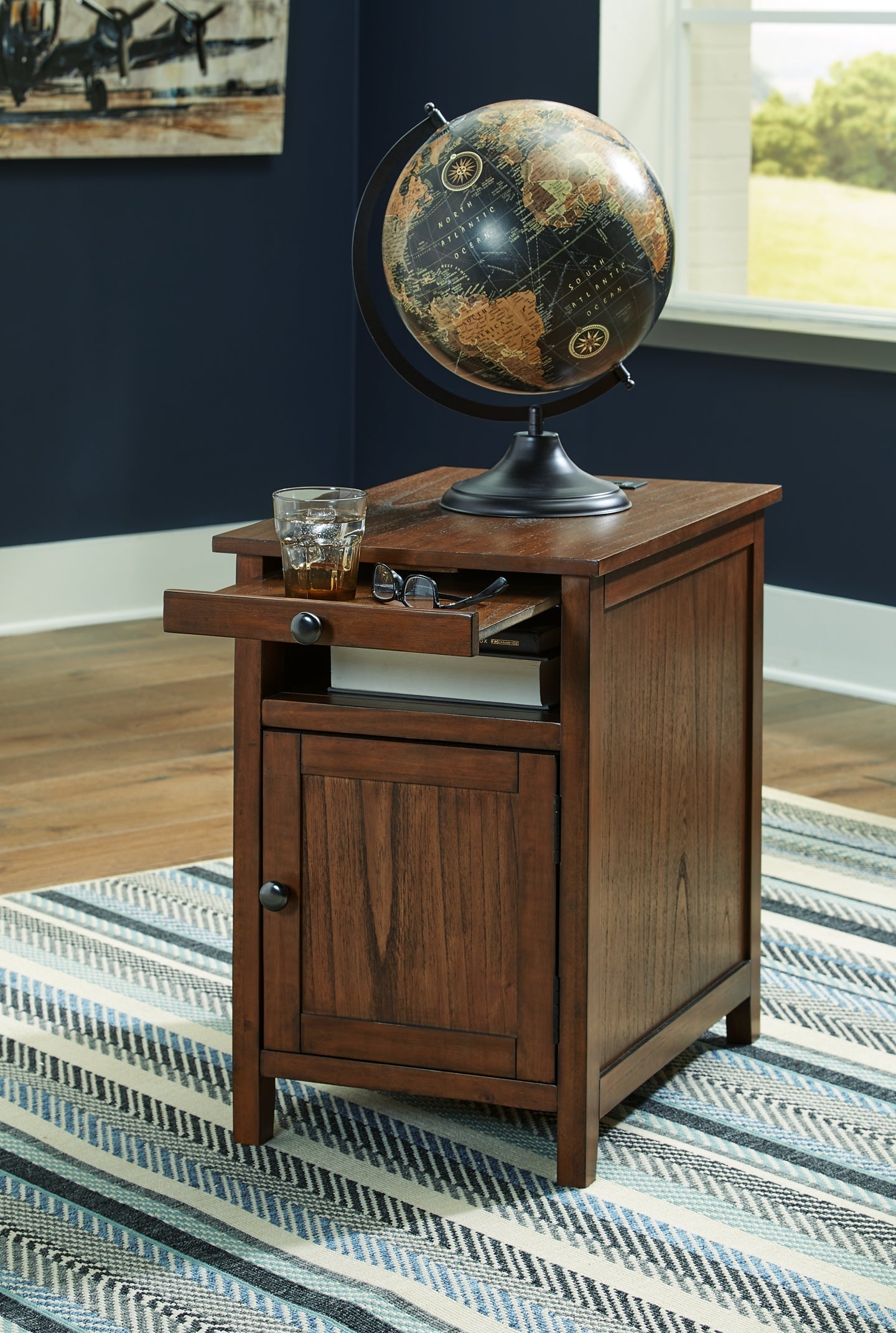 Treytown Chairside End Table - Brown
